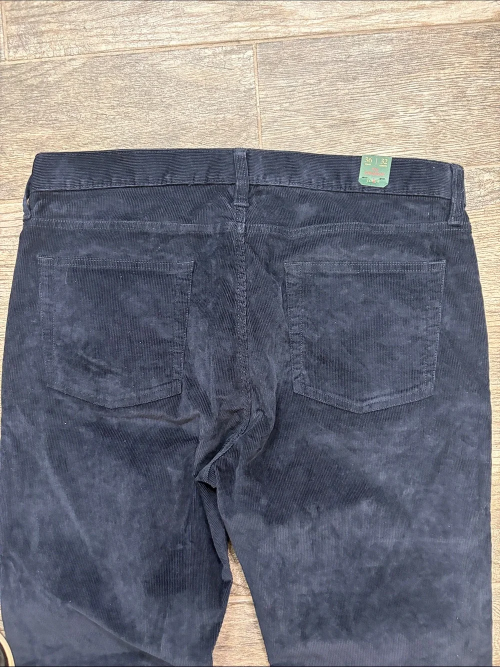J. Crew Men's Navy Corduroy Pants Size 36 x 32